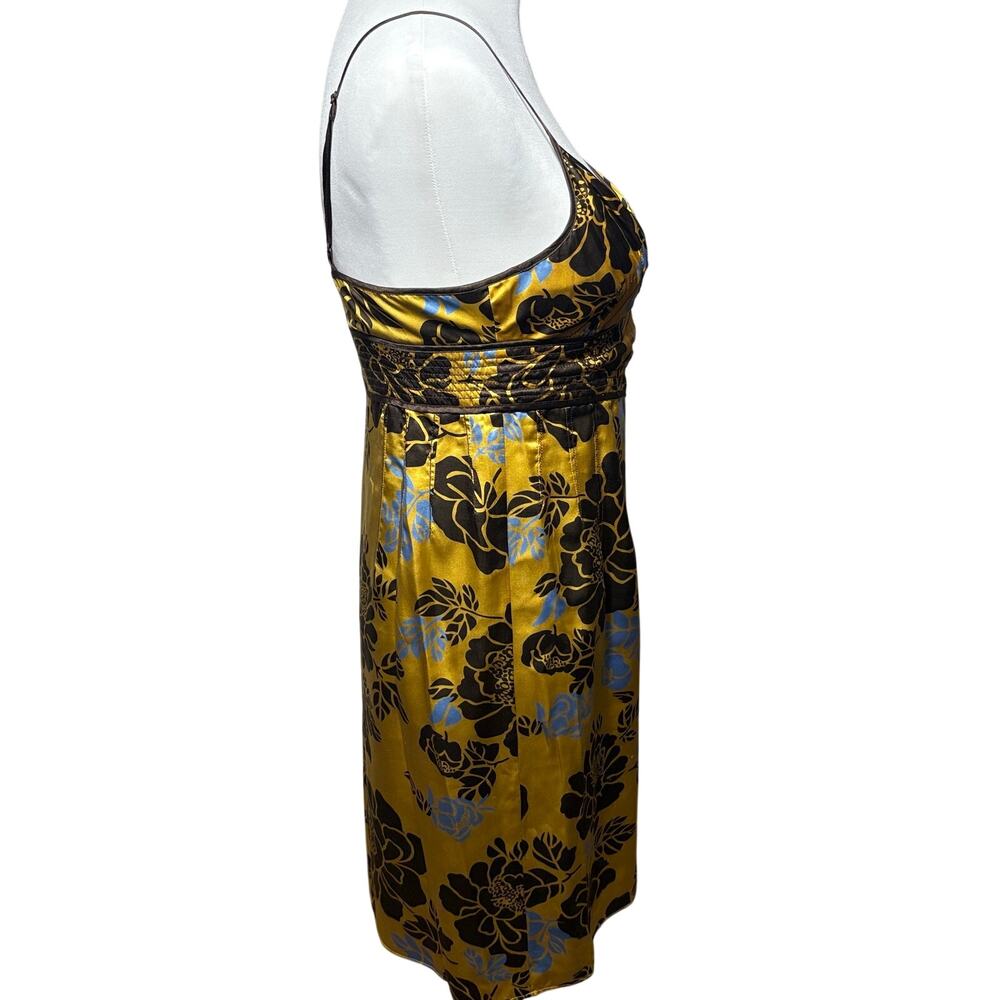 VTG Calypso Christiane Celle 100% Silk Floral Slip Dress Empire Waist Size 4 / S - Picture 7 of 16